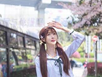 “双马尾与体操服，王羽杉的每一个动作都在说‘我就是那个运动小达人’！”套图，写真
